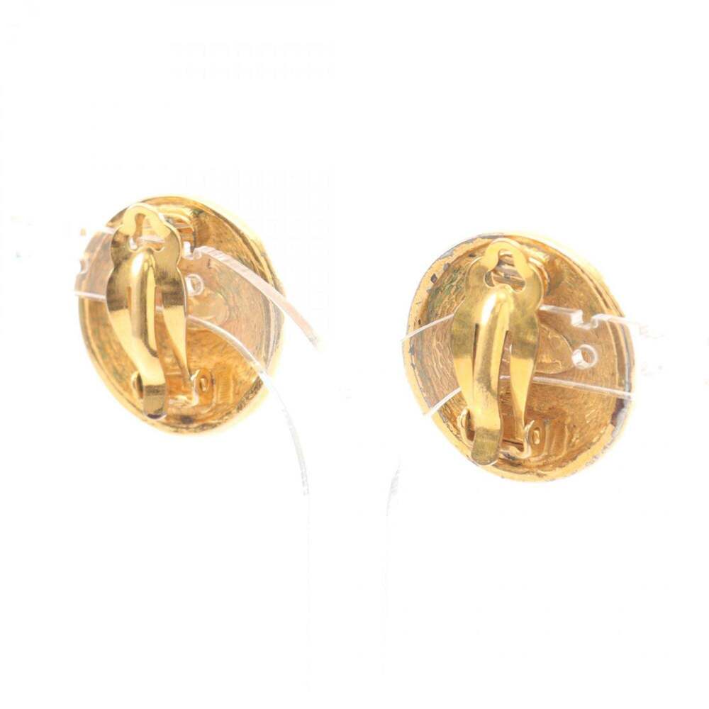 CHANEL Gold Logo Earrings - Picture 2 of 8